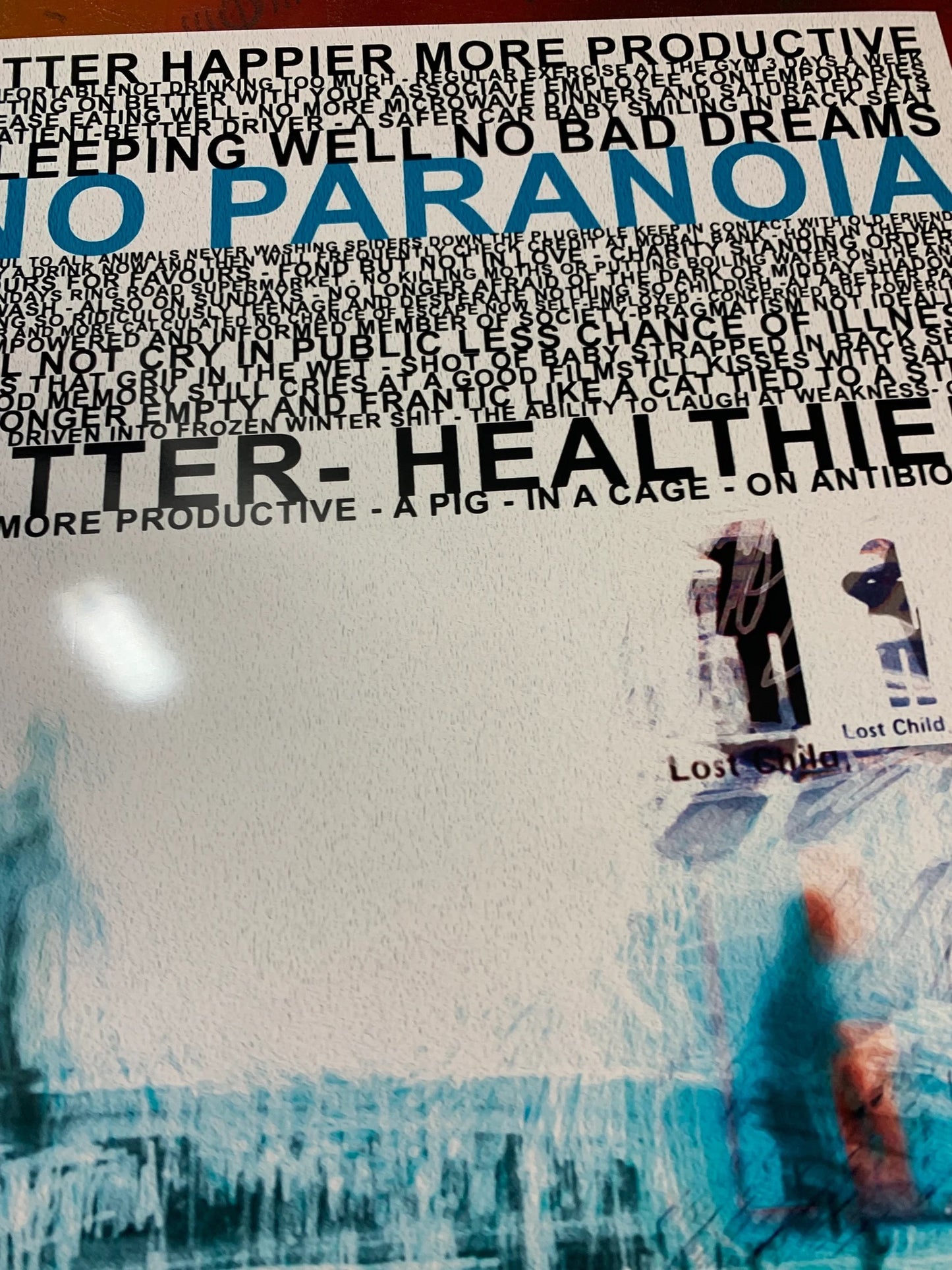 RADIOHEAD - OK COMPUTER - Symbios Design - Rare Glossy Print