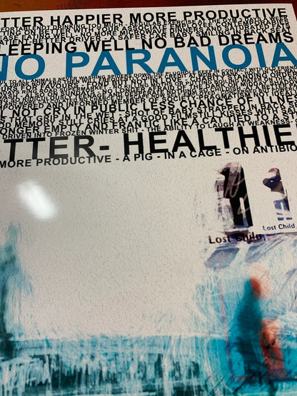 RADIOHEAD - OK COMPUTER - Symbios Design - Rare Glossy Print