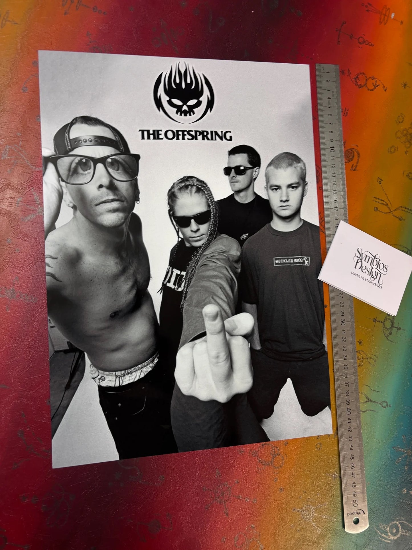THE OFFSPRING  - Symbios Design - Rare Glossy Print
