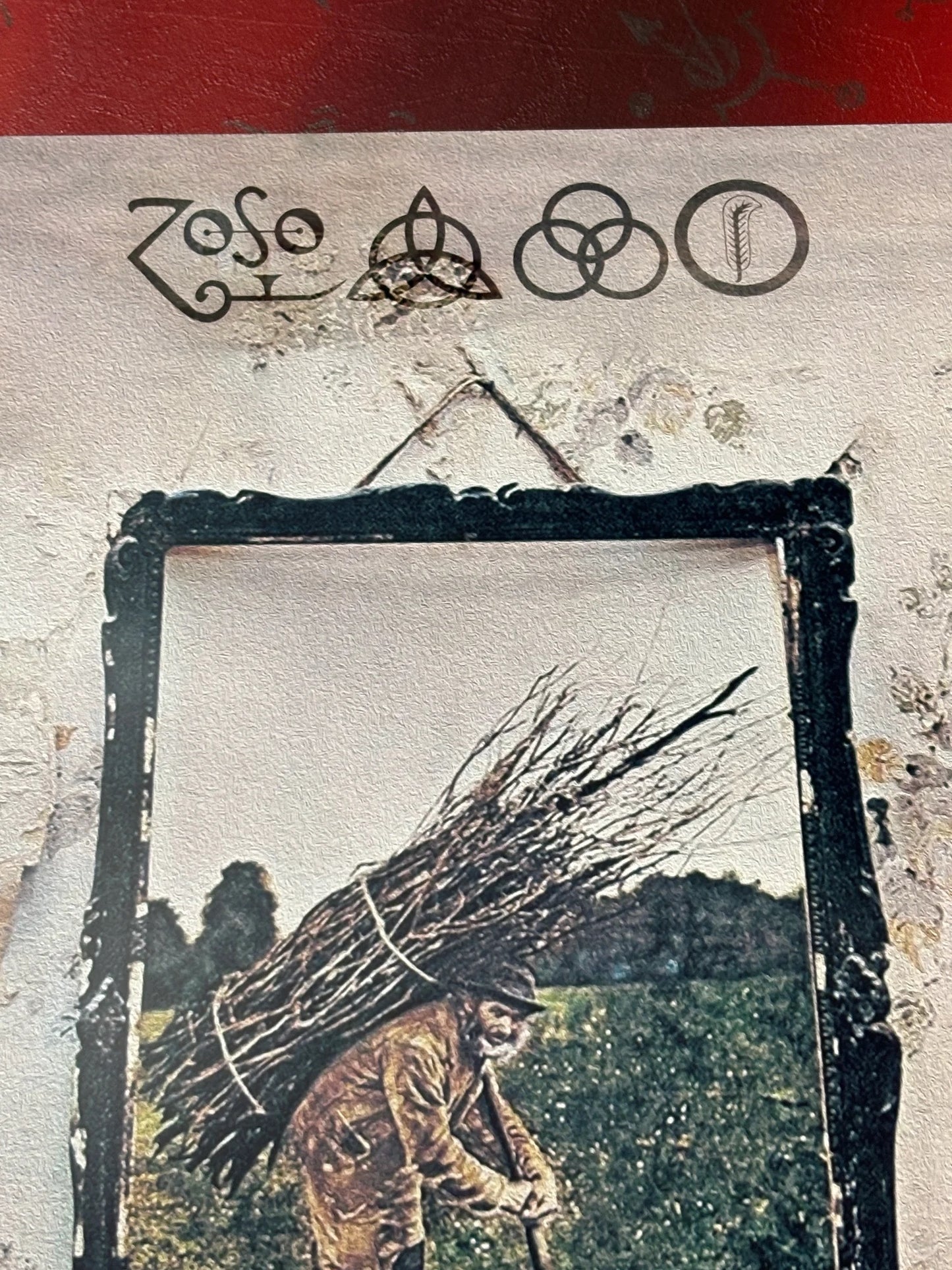 LED ZEPPELIN - IV - Symbios Design - Rare Glossy Print