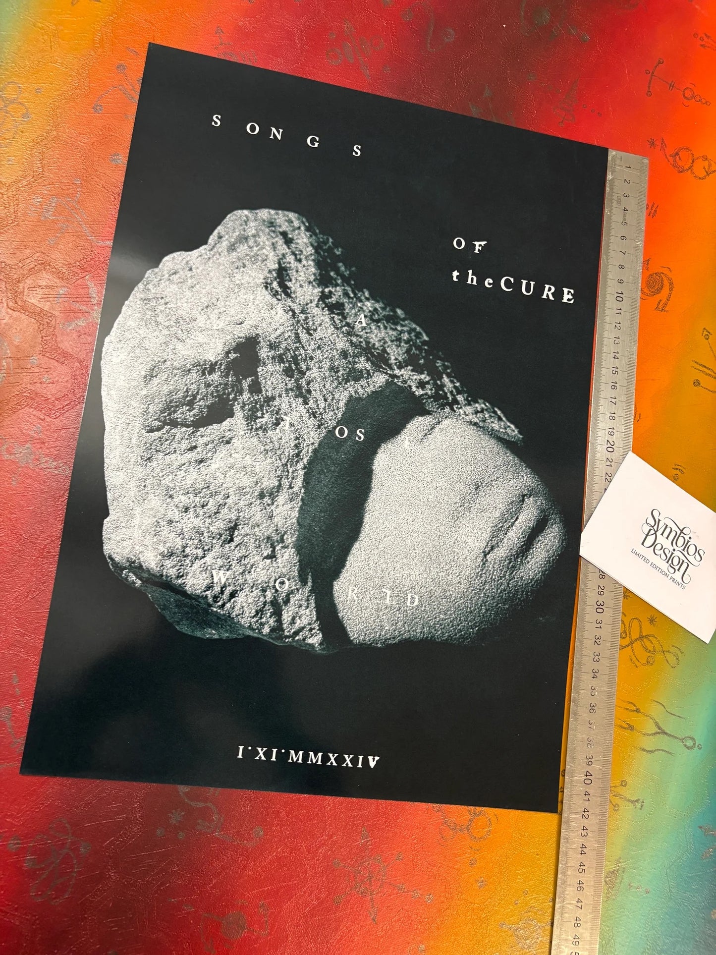 THE CURE - SONGS OF A LOST WORLD - Symbios Design - Rare Glossy Print