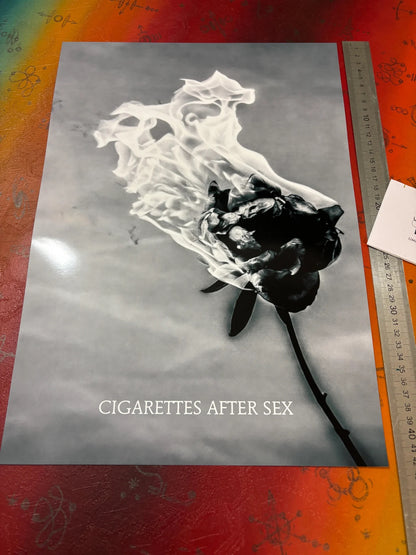 CIGARETTES AFTER SEX - BURN - Symbios Design - Rare Glossy Print