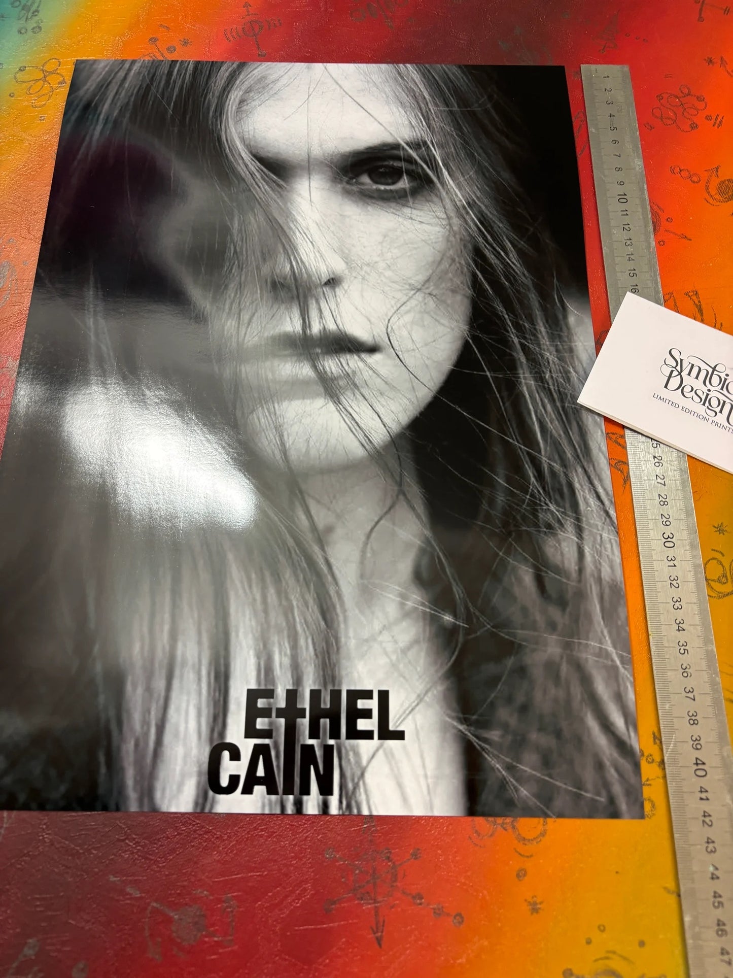 ETHEL CAIN - PORTRAIT  - Symbios Design - Rare Glossy Print