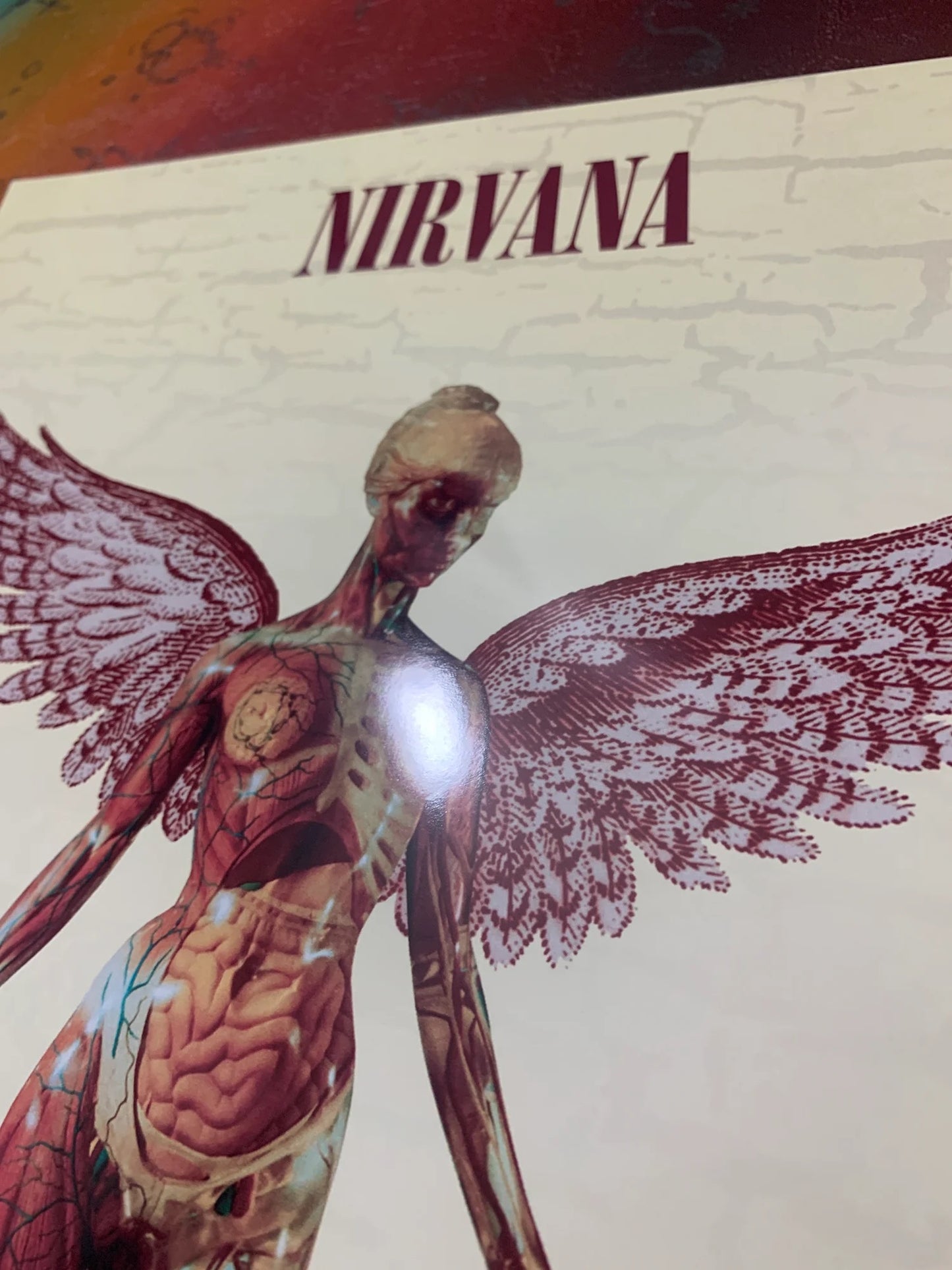 NIRVANA - IN UTERO - Symbios Design - Rare Glossy Print