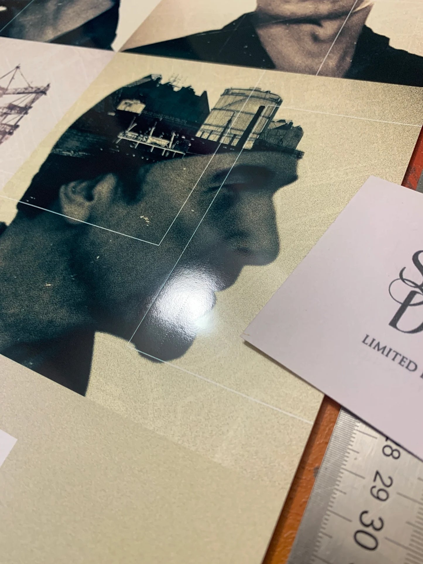 U2 - RARE - BONO - EDGE - Symbios Design - Rare Glossy Print