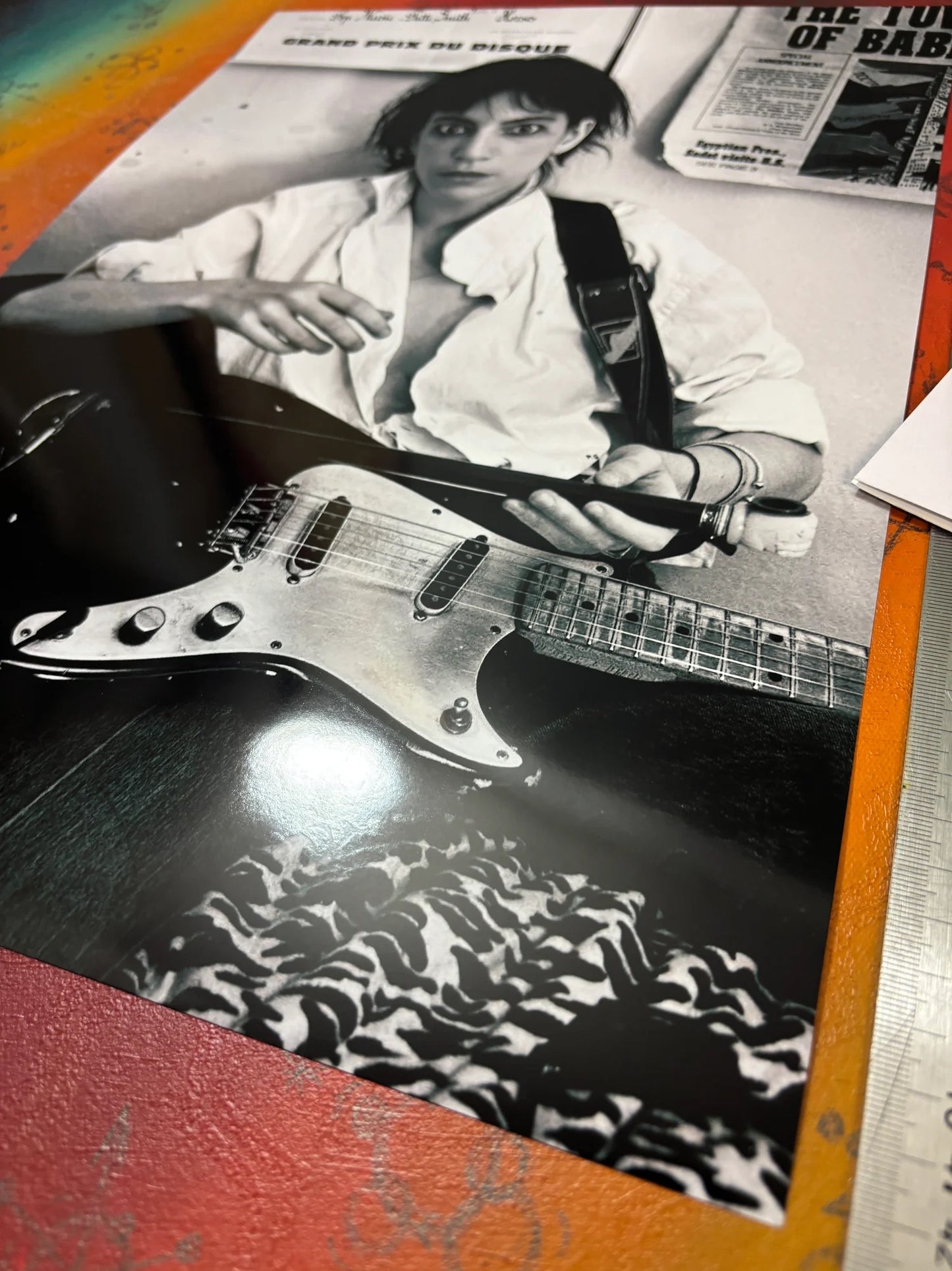 PATTI SMITH - NEW YORK - Symbios Design - Rare Glossy Print