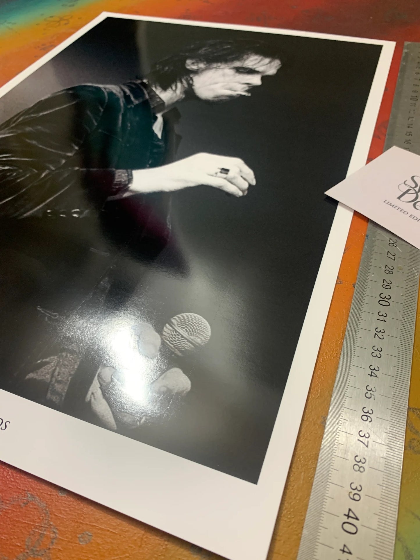 NICK CAVE AND THE BAD SEEDS - LIVE - Symbios Design - Rare Glossy Print