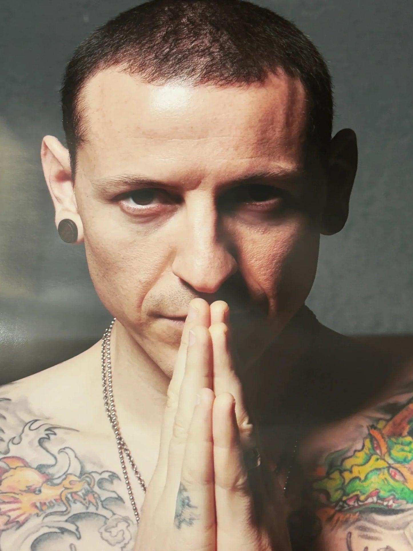 CHESTER BENNINGTON - LINKIN PARK - Symbios Design - Rare Glossy Print