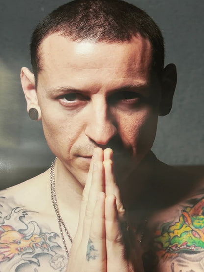 CHESTER BENNINGTON - LINKIN PARK - Symbios Design - Rare Glossy Print