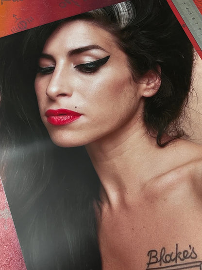 AMY WHINEHOUSE - PORTRAIT - Symbios Design - Rare Glossy Print