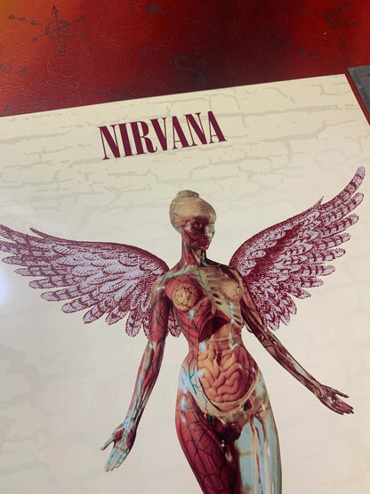 NIRVANA - IN UTERO - Symbios Design - Rare Glossy Print
