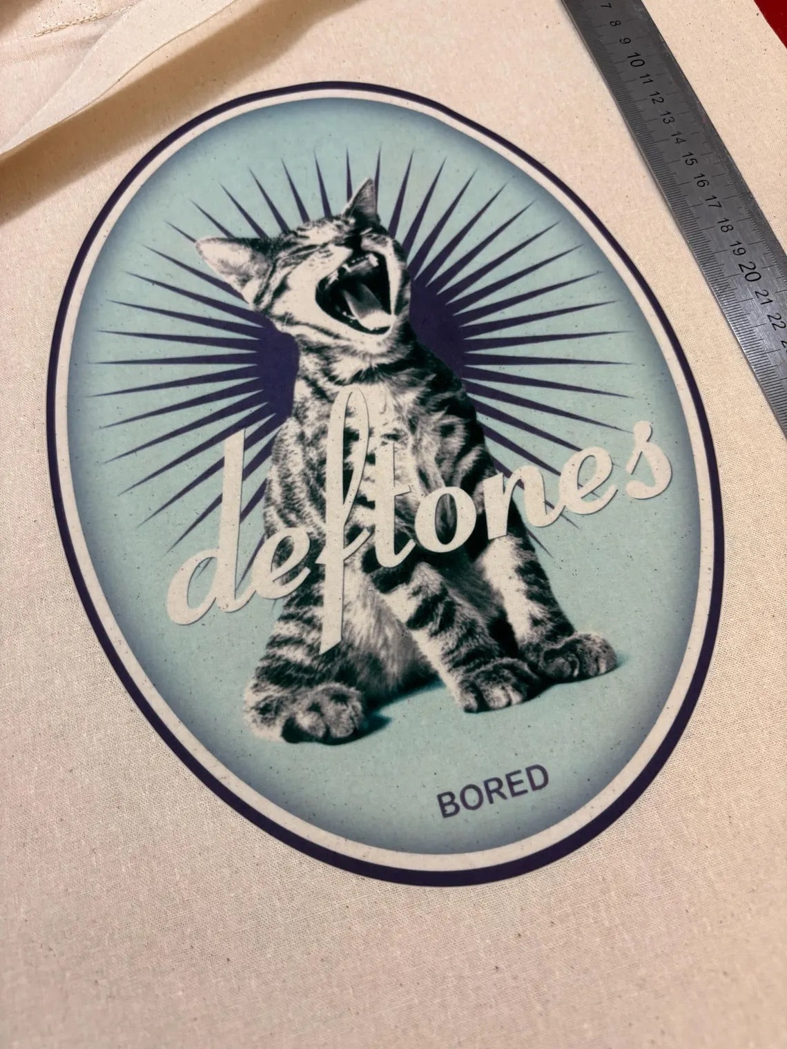 DEFTONES - BORED - Tote Bag – Oeko-Tex Certified Cotton Reusable Bag