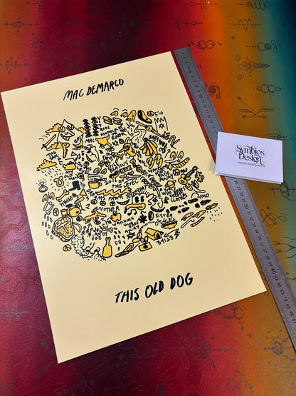 MAC DEMARCO - THIS OLD DOG - Symbios Design - Rare Glossy Print