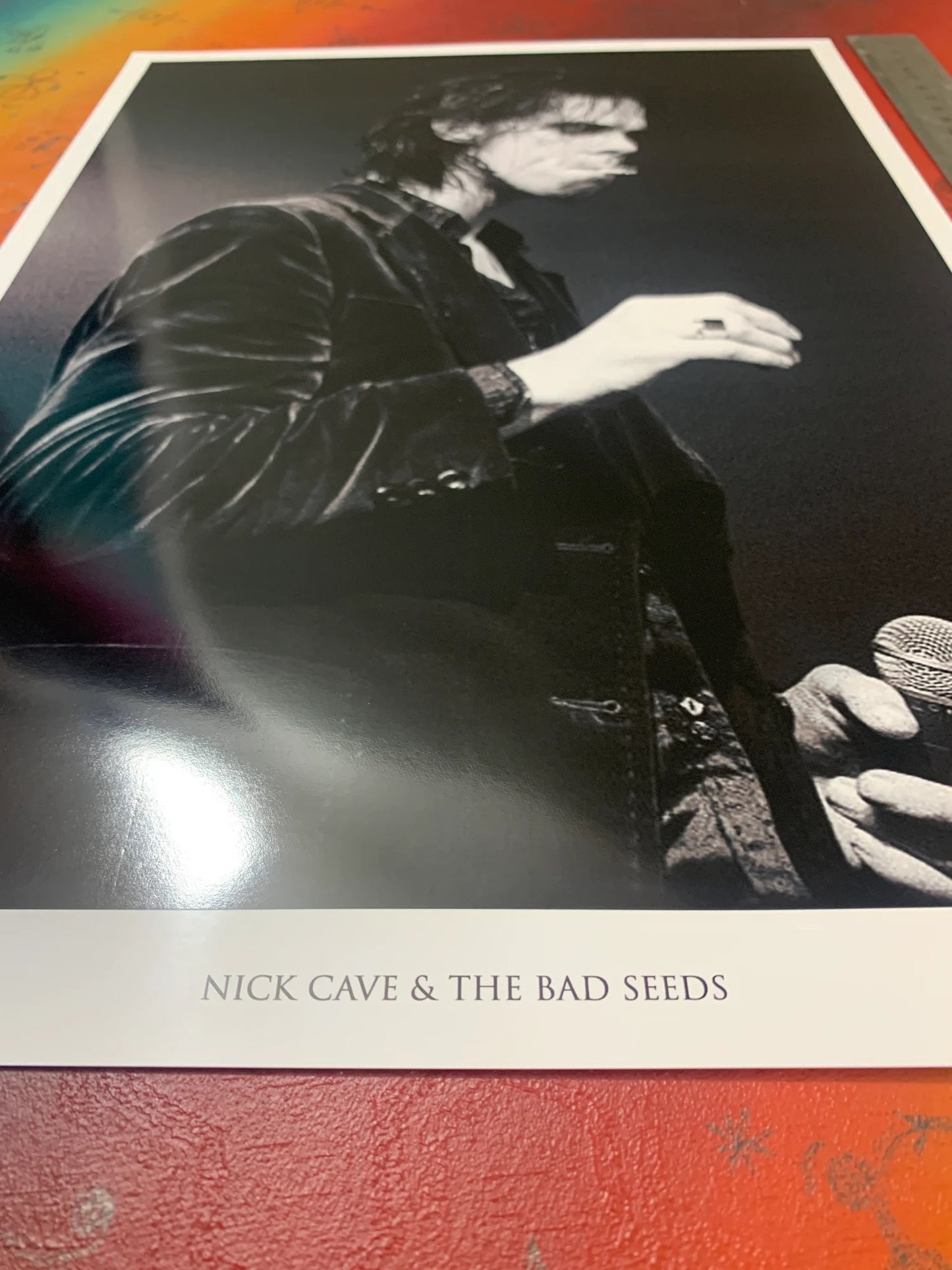 NICK CAVE AND THE BAD SEEDS - LIVE - Symbios Design - Rare Glossy Print