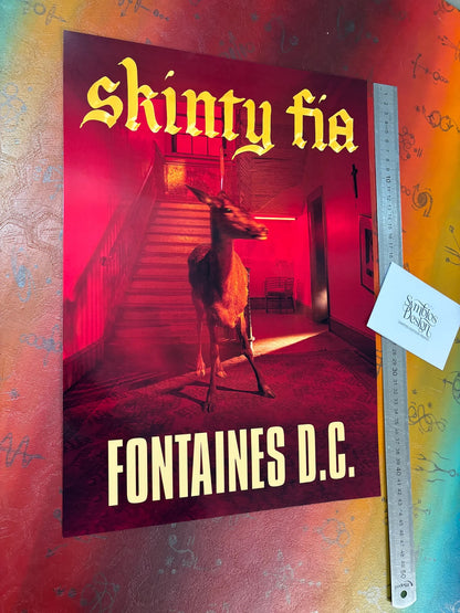 FONTAINES DC - SKINTY FIA  - Symbios Design - Rare Glossy Print