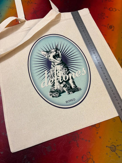 DEFTONES - BORED - Tote Bag – Oeko-Tex Certified Cotton Reusable Bag