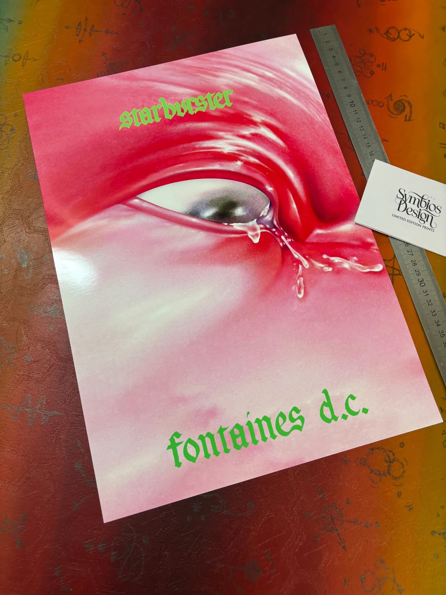 FONTAINES DC - STARBURSTER  - Symbios Design - Rare Glossy Print