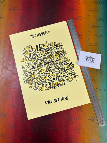MAC DEMARCO - THIS OLD DOG - Symbios Design - Rare Glossy Print