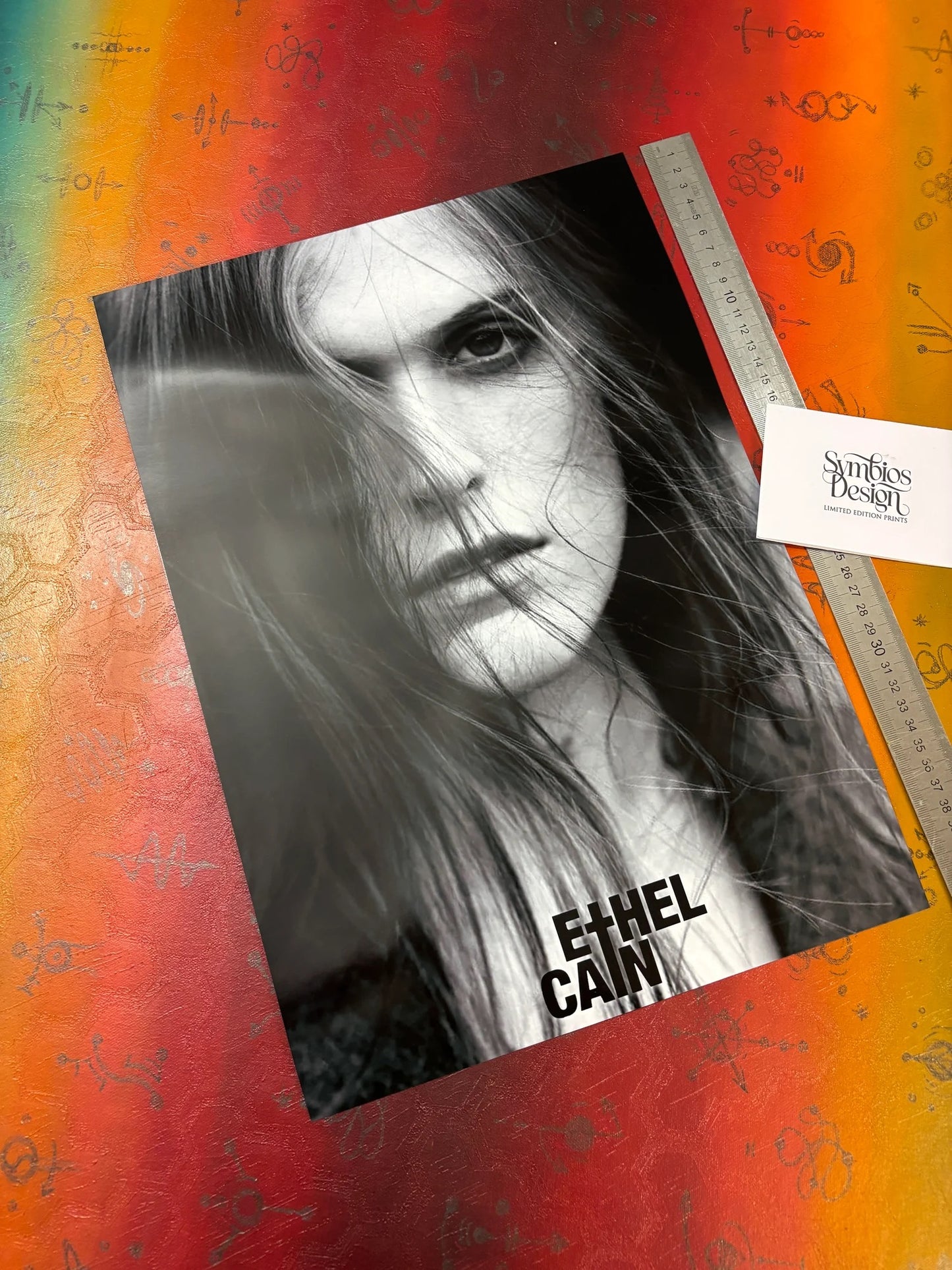 ETHEL CAIN - PORTRAIT  - Symbios Design - Rare Glossy Print