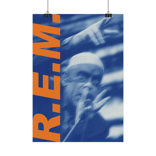REM - R.E.M. - Memory Mask - Rare Music Poster,  Music Decor, Band Memorabilia, Music Lover Gift