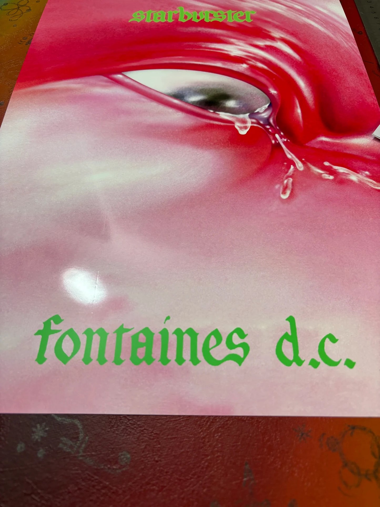 FONTAINES DC - STARBURSTER  - Symbios Design - Rare Glossy Print