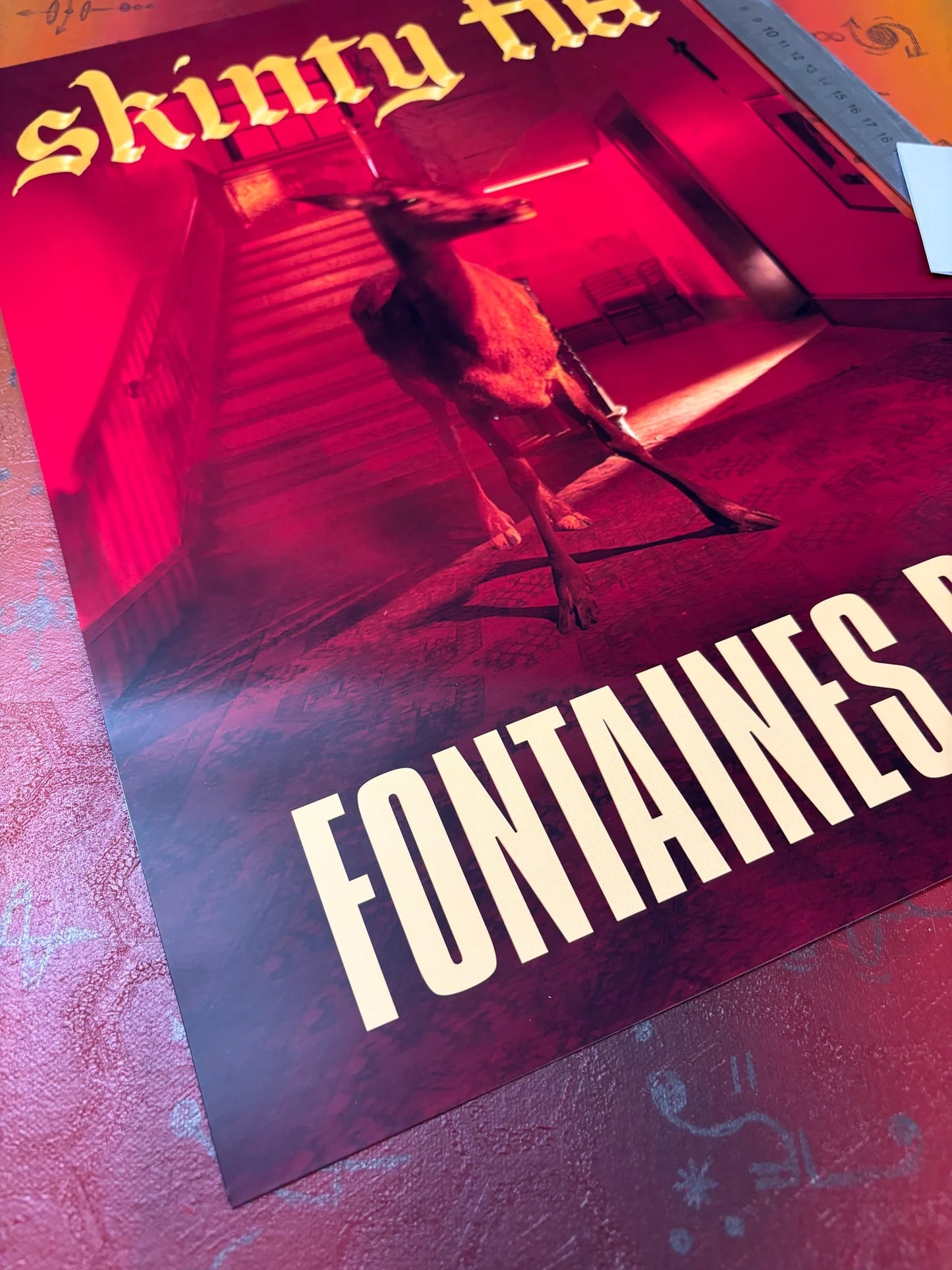 FONTAINES DC - SKINTY FIA  - Symbios Design - Rare Glossy Print