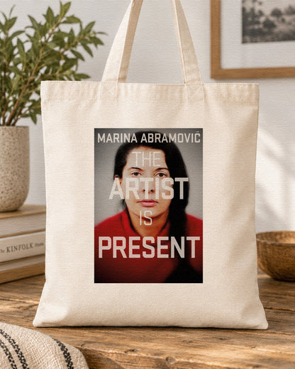 ABRAMOVIC -  THE ARTIST IS PRESENT - Symbios Design Tote Bag