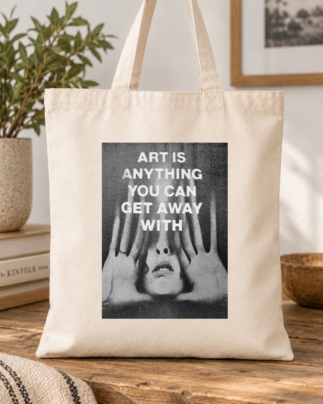ART IS ANYTHING - Symbios Design Tote Bag