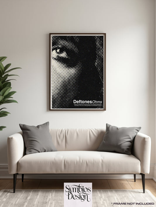 DEFTONES - OHMS -  Rock Music Poster, Music Wall Art, Concert Print, Retro Vintage Music Decor, Band Memorabilia, Music Lover Gift