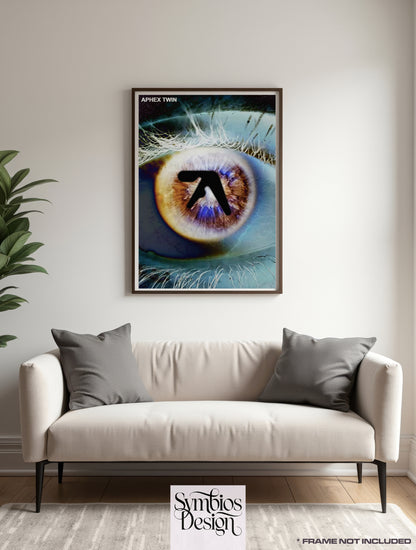 APHEX TWIN - Pupil  -  Electro Music Poster,  Music Decor, Band Memorabilia, Music Lover Gift