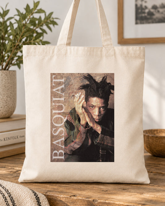 BASQUIAT - PORTRAIT - Symbios Design Tote Bag