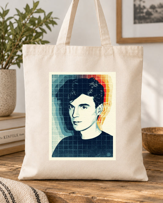 DAVID BYRNE - TALKING HEADS - Symbios Design Tote Bag