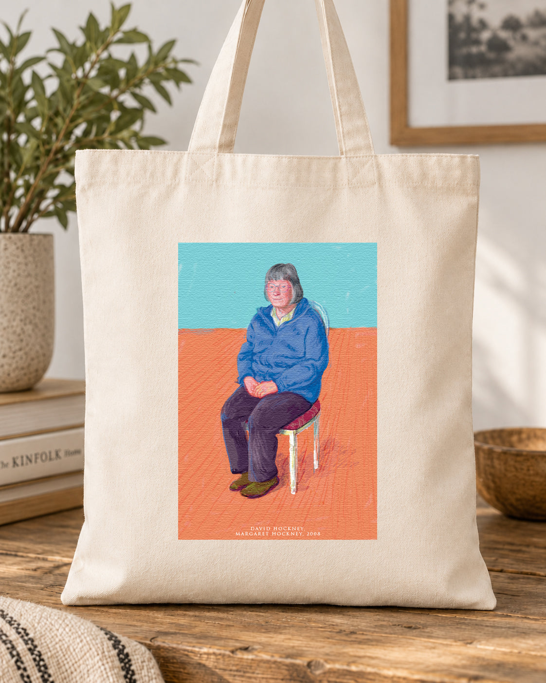 DAVID HOCKNEY - Symbios Design Tote Bag