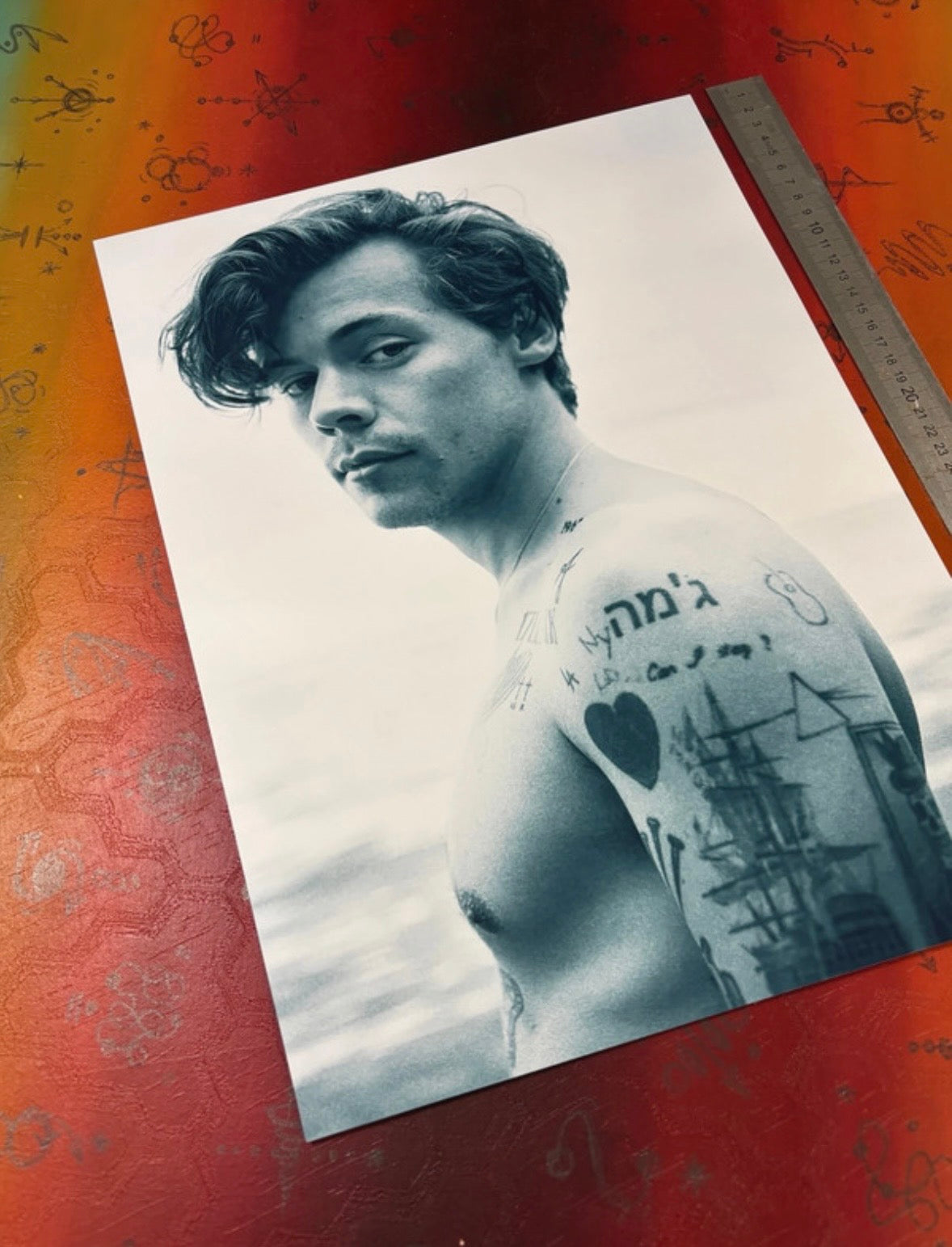 HARRY STYLES - PORTRAIT - Symbios Design Rare Glossy Poster Print