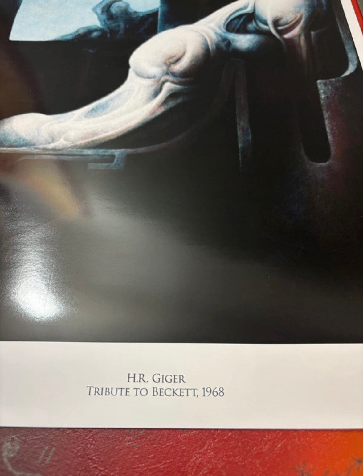HR GIGER - TRIBUTE TO BECKETT - Symbios Design Rare Glossy Poster Print