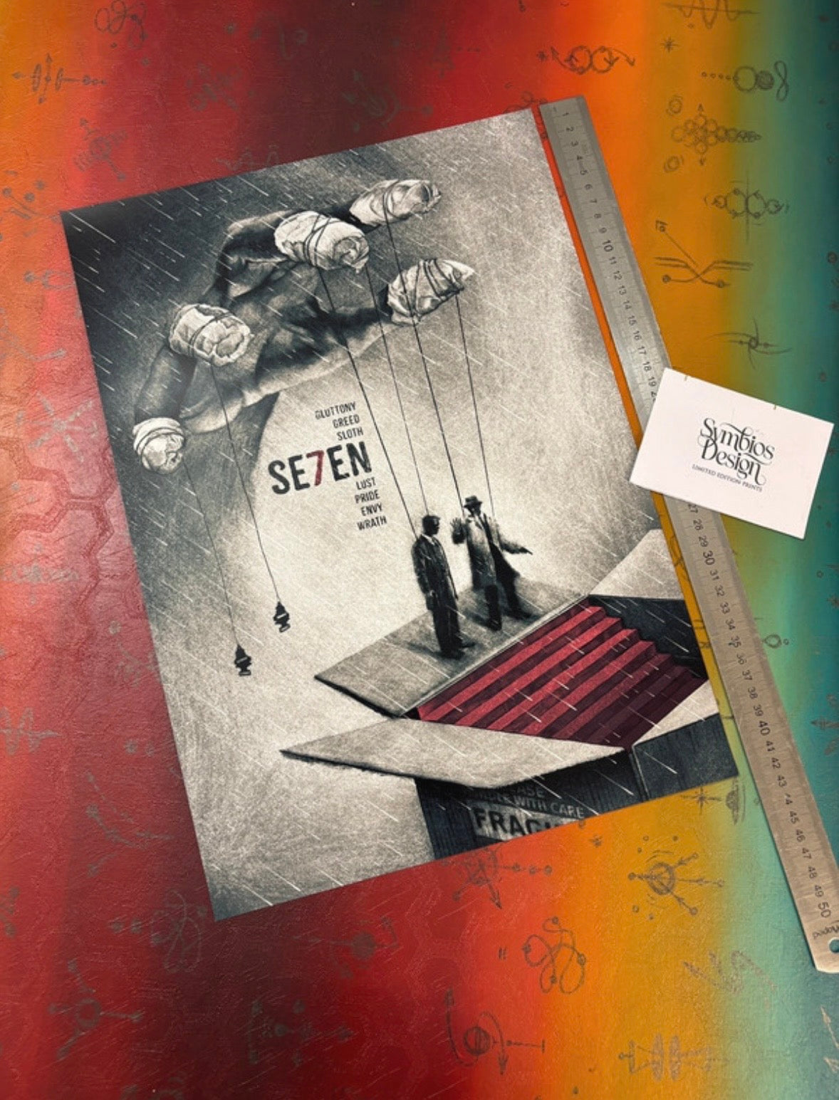 SE7EN - Symbios Design Rare Glossy Poster Print