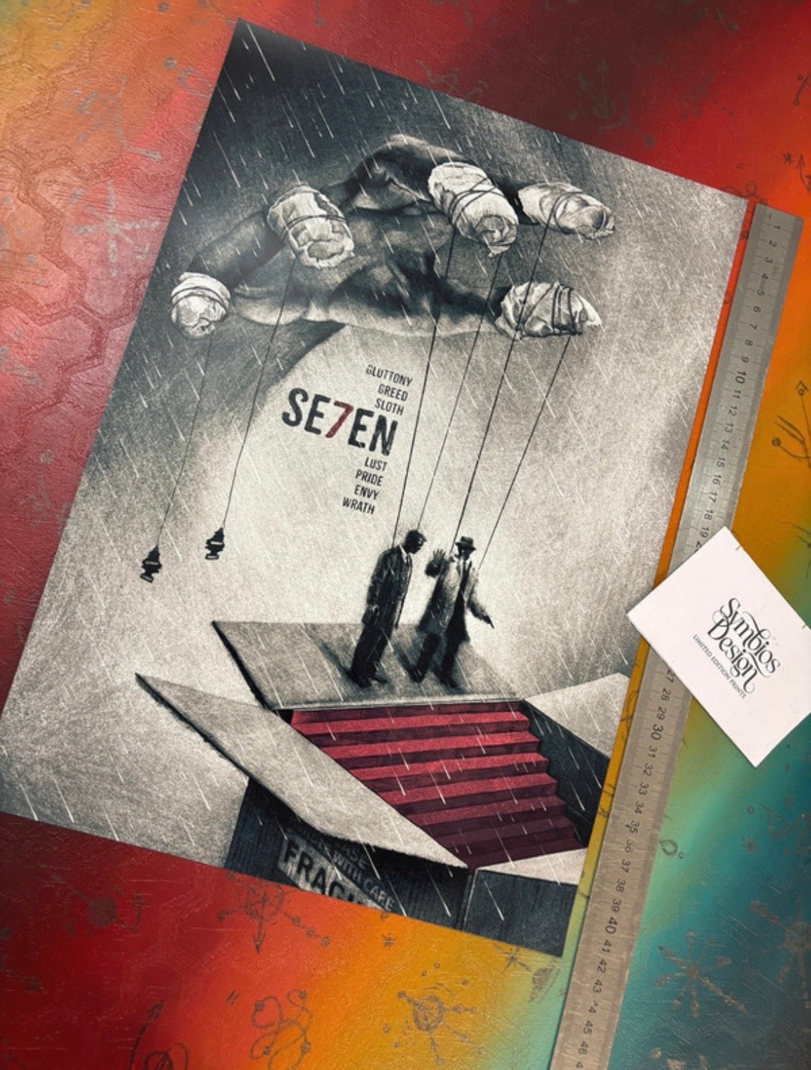 SE7EN - Symbios Design Rare Glossy Poster Print