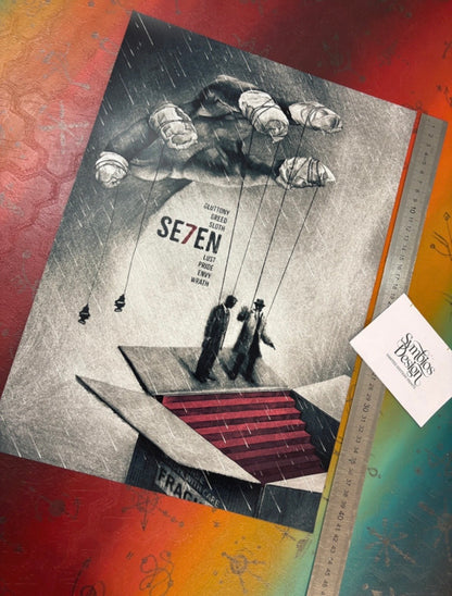 SE7EN - Symbios Design Rare Glossy Poster Print