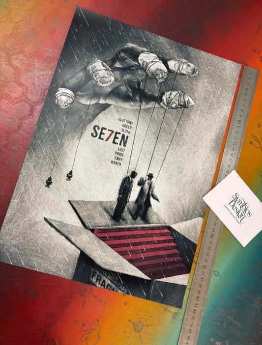 SE7EN - Symbios Design Rare Glossy Poster Print