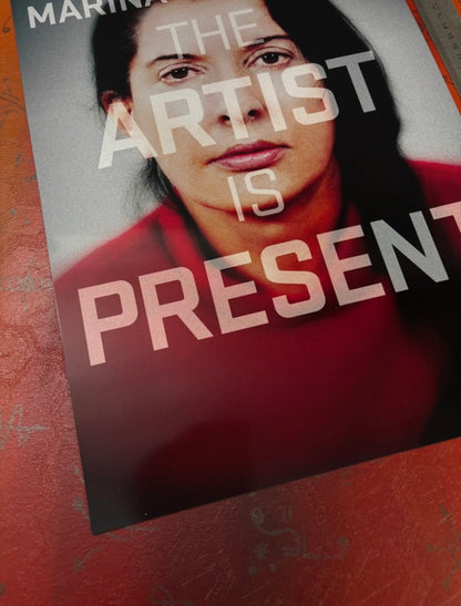 MARINA ABRAMOVIC - THE ARTIST IS PRESENT - Symbios Design Rare Glossy Poster Print