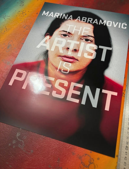 MARINA ABRAMOVIC - THE ARTIST IS PRESENT - Symbios Design Rare Glossy Poster Print