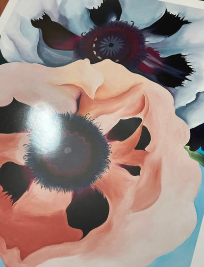 GEORGIA O'KEEFFE - POPPIES - Symbios Design Rare Glossy Poster Print