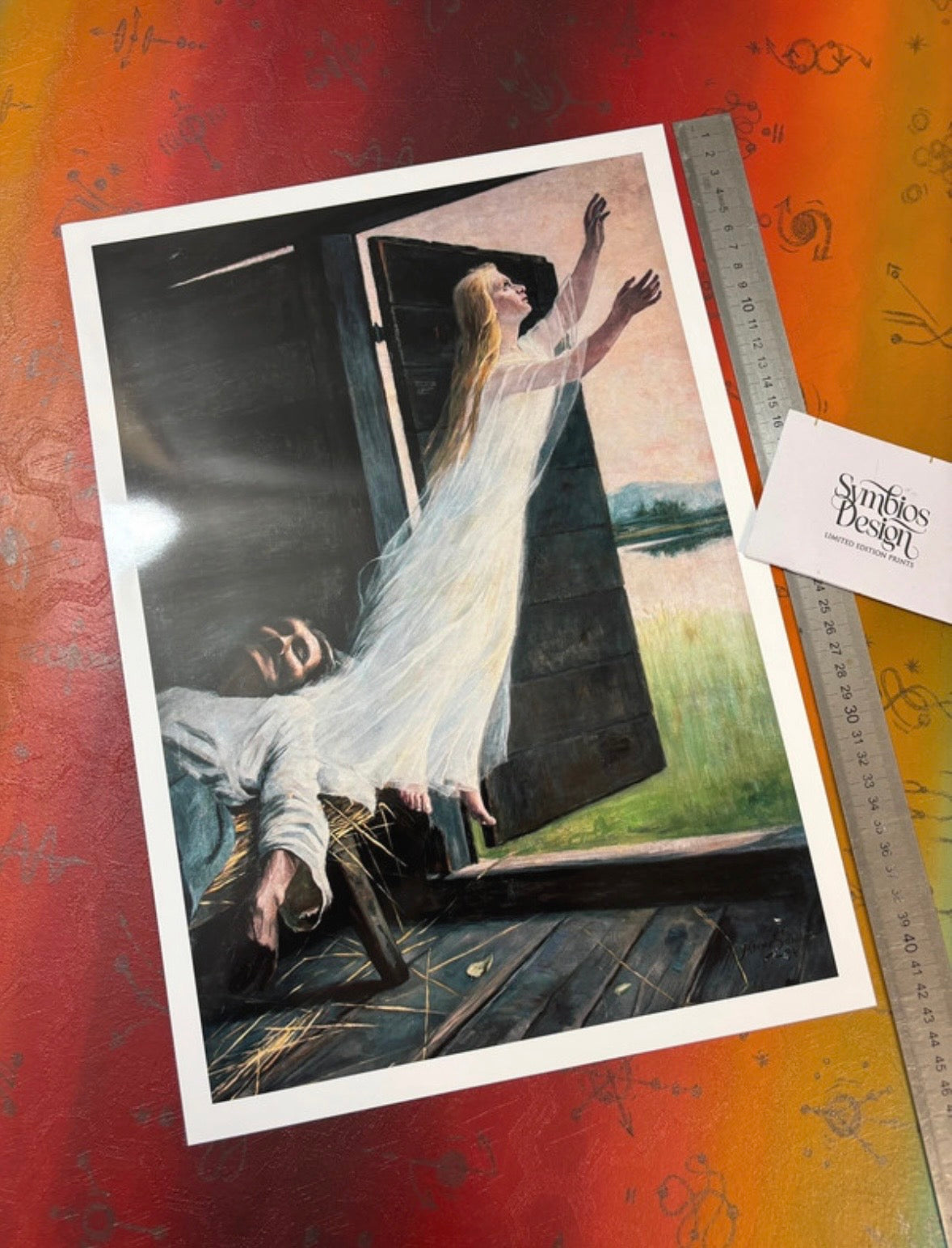 ANNE SAHLSTEN - PASSAGE - Symbios Design Rare Glossy Poster Print