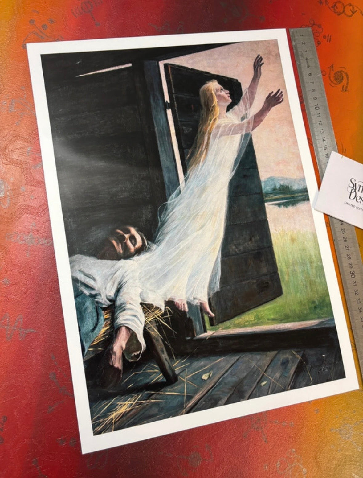 ANNE SAHLSTEN - PASSAGE - Symbios Design Rare Glossy Poster Print