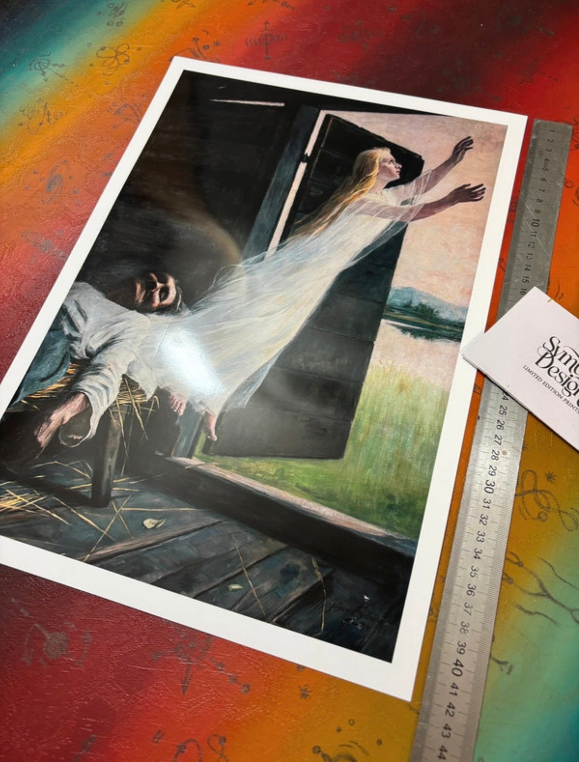 ANNE SAHLSTEN - PASSAGE - Symbios Design Rare Glossy Poster Print