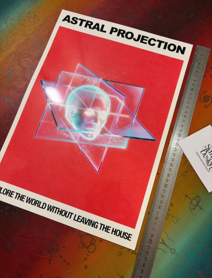 ASTRAL PROJECTION - Symbios Design Rare Glossy Poster Print