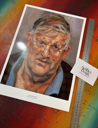 DAVID HOCKNEY - FREUD - Symbios Design Rare Glossy Poster Print