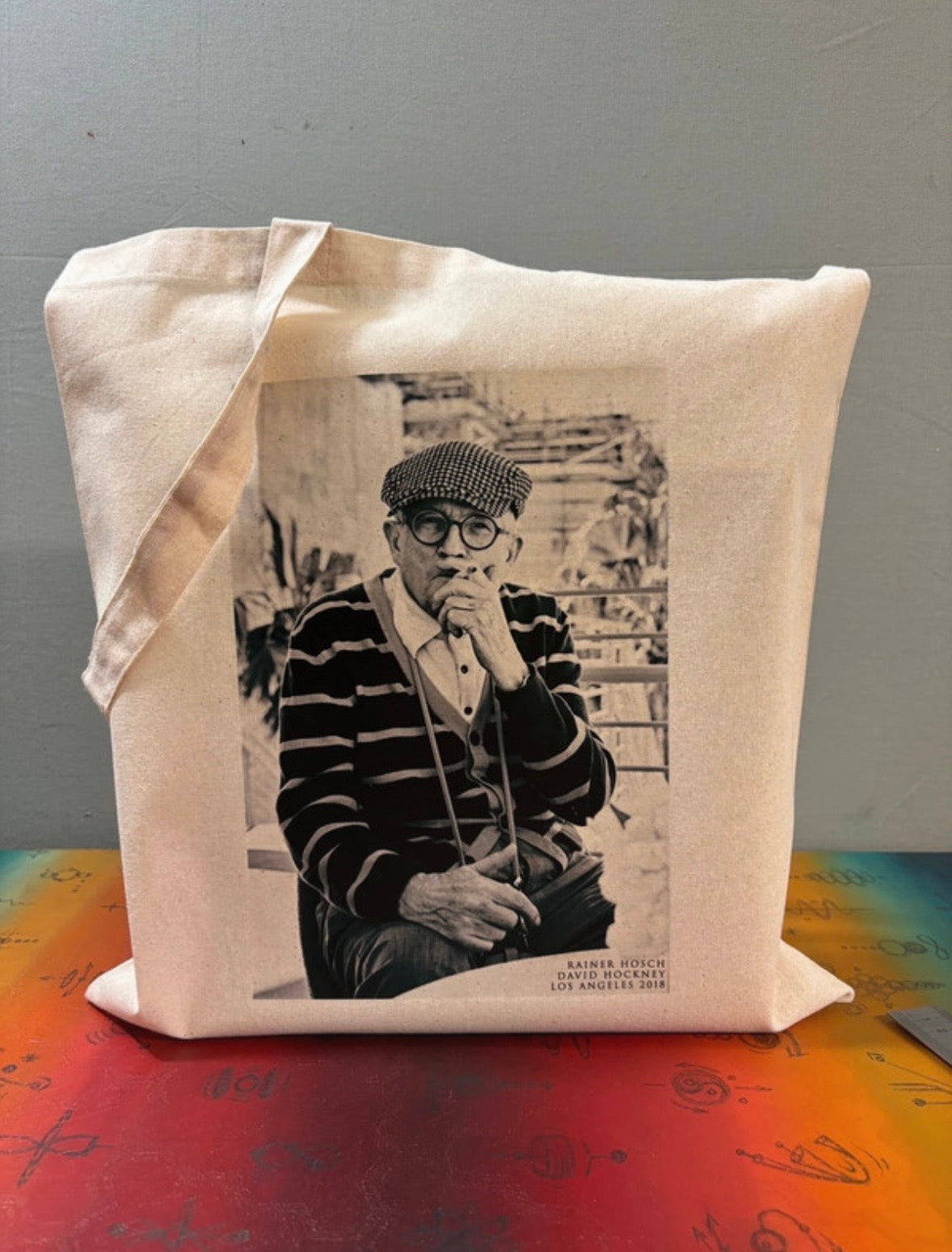 DAVID HOCKNEY - Symbios Design Tote Bag