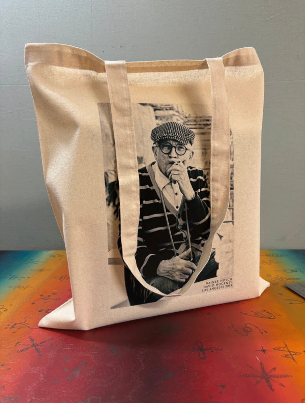 DAVID HOCKNEY - Symbios Design Tote Bag