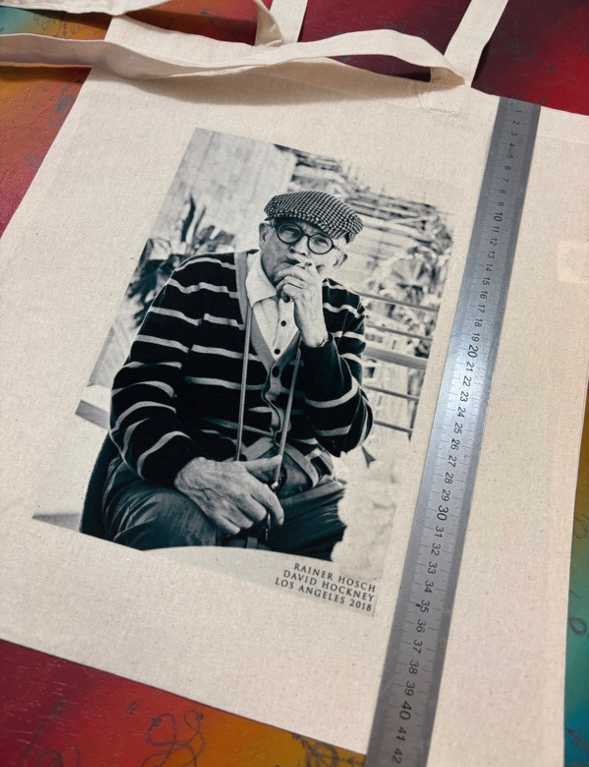 DAVID HOCKNEY - Symbios Design Tote Bag